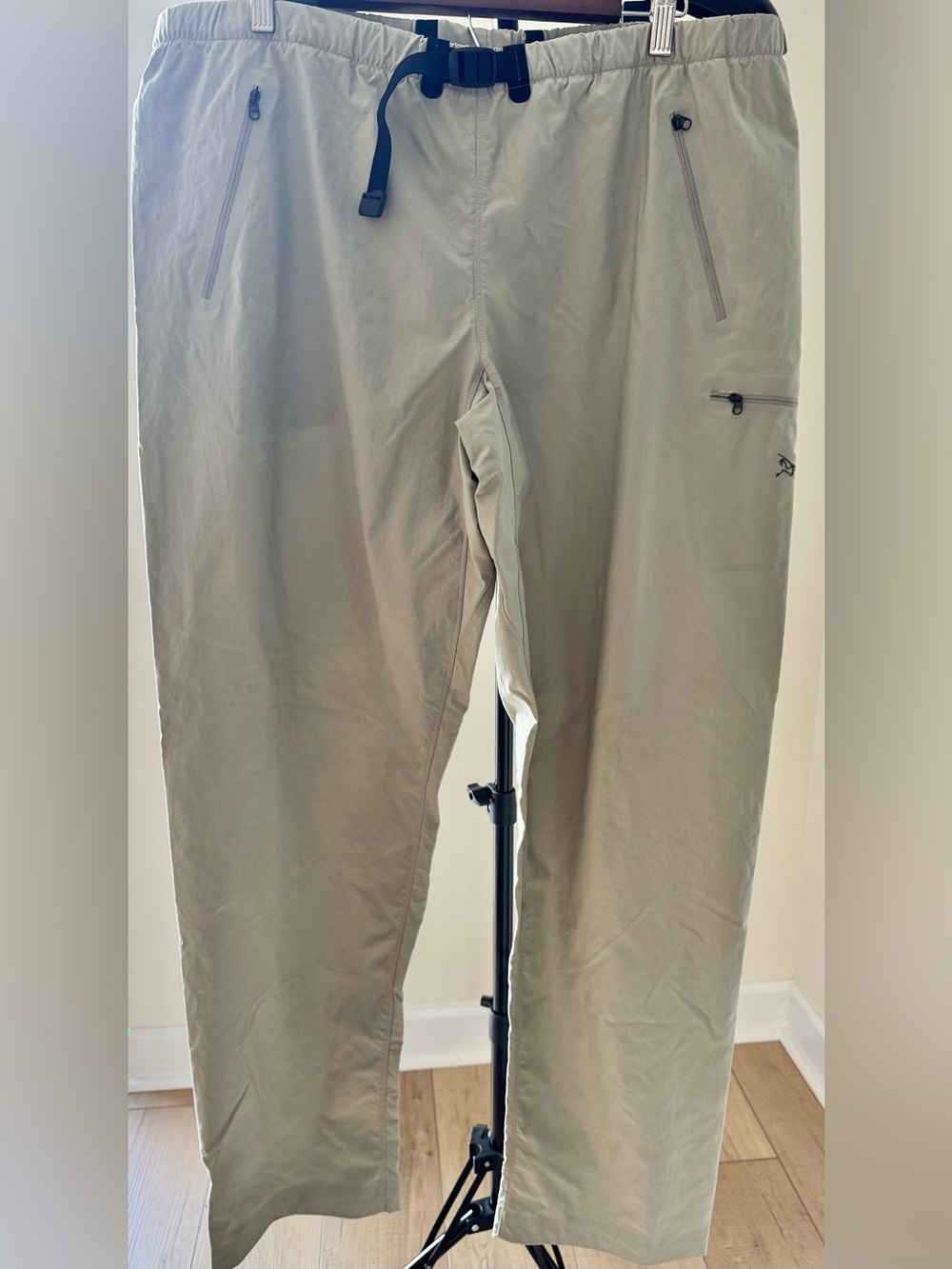 Arc’teryx Men’s XL 39 Vintage Technical Hiking Pants Nylon Belt Zip Pockets